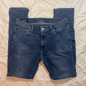 Abercrombie & Fitch Men’s Skinny Stretch Dark-Wash Jeans